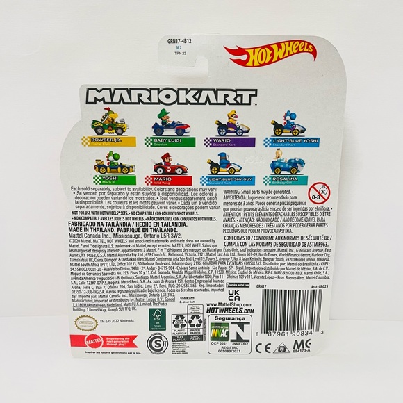 Hot Wheels Mario Kart MARIO Wild Wing Car Nintendo Die-Cast 1/64 Scale NIB - Picture 2 of 7